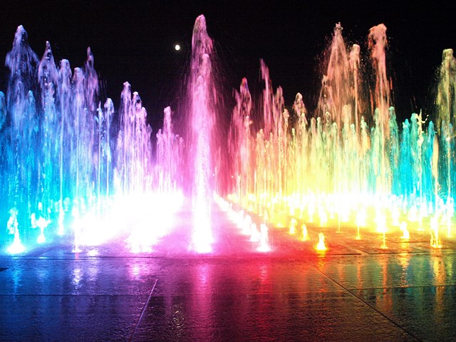 Multimedialna fontanna w Rzeszowie