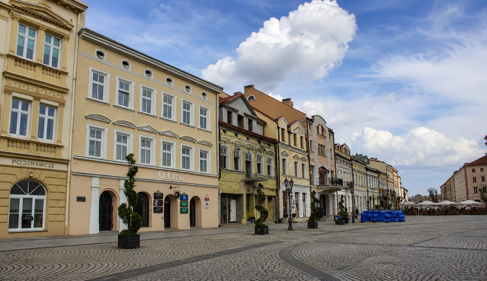 Historyczna zabudowa Rynku w Rzeszowie